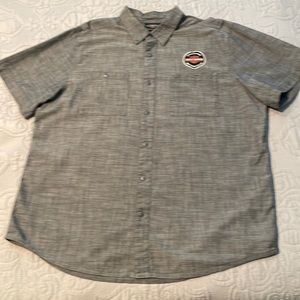 Harley Davidson short sleeve gray shirt